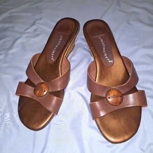 A pair of Cloudwalkers were sandals in a ladies' size 10. Pre-loved in great